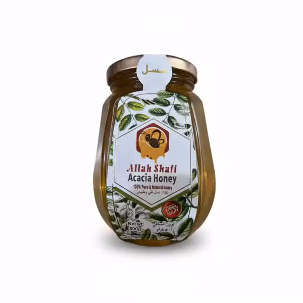 Allah Shafi Acacia Honey 500gm 100% Pure Natural Honey