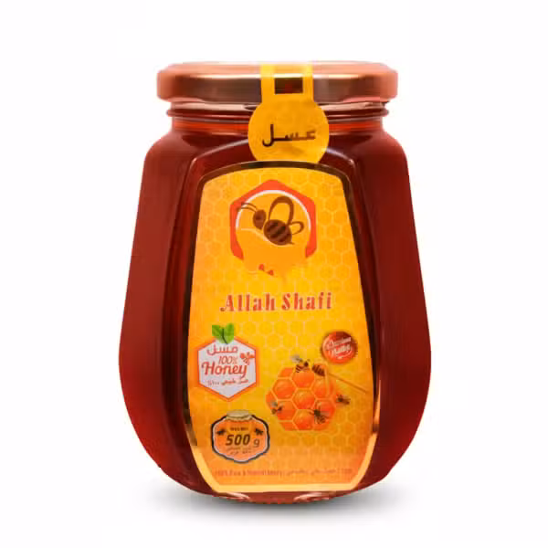 Allah Shafi Honey 100% Pure Natural Honey 500g