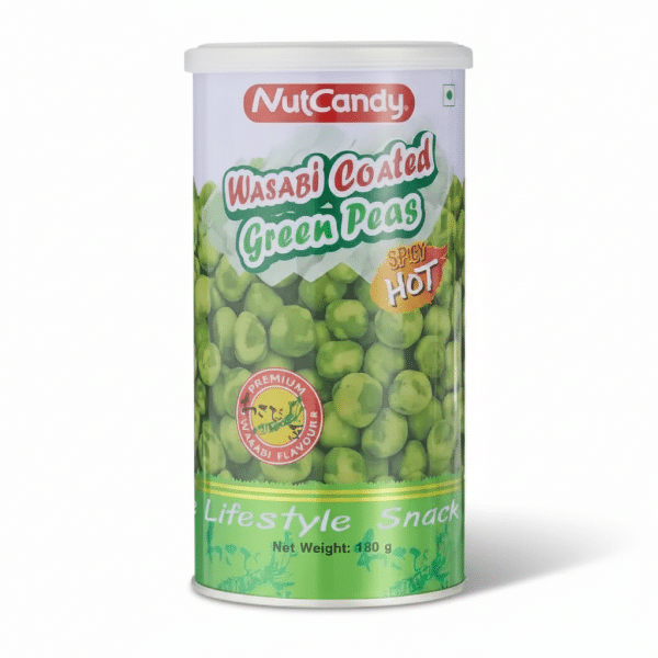 NutCandy Wasabi Coated Green Peas Spicy Hot Lifestyle Snack 180g