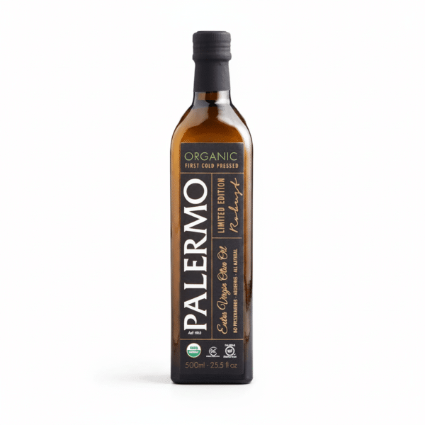 Palermo Organic Extra Virgin Olive Oil Limited Edition Robust 500ml