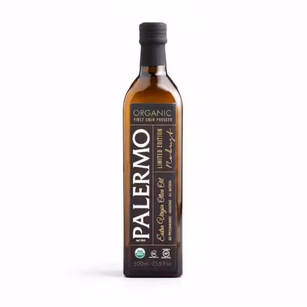 Palermo Organic Extra Virgin Olive Oil Limited Edition Robust 500ml
