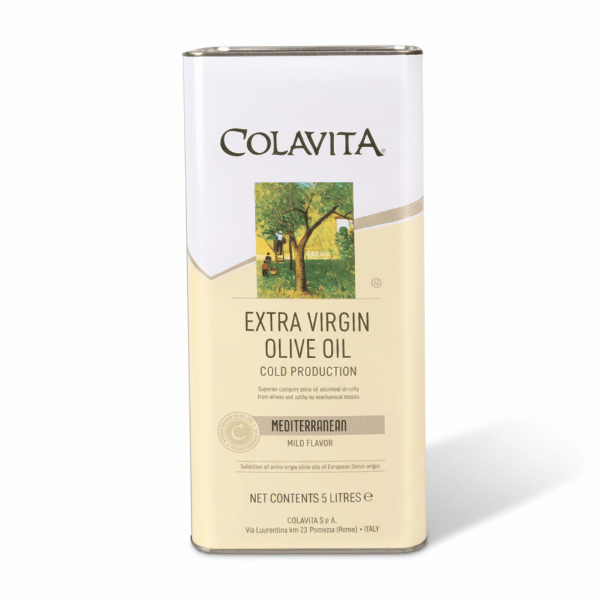 Colavita Extra Virgin Olive Oil 5 Litre Cold Production Mediterranean Mild Flavor