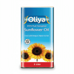 Oliya Sunflower Oil 5 Liter 100% Pure European Enrich with Omega 6 Vitamin A Q & E