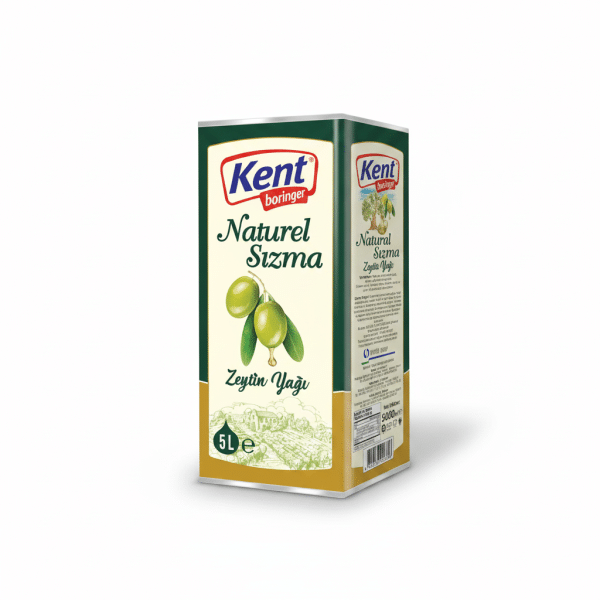Kent Boringer Naturel Sızma Zeytin Yağı 5L Olive Oil