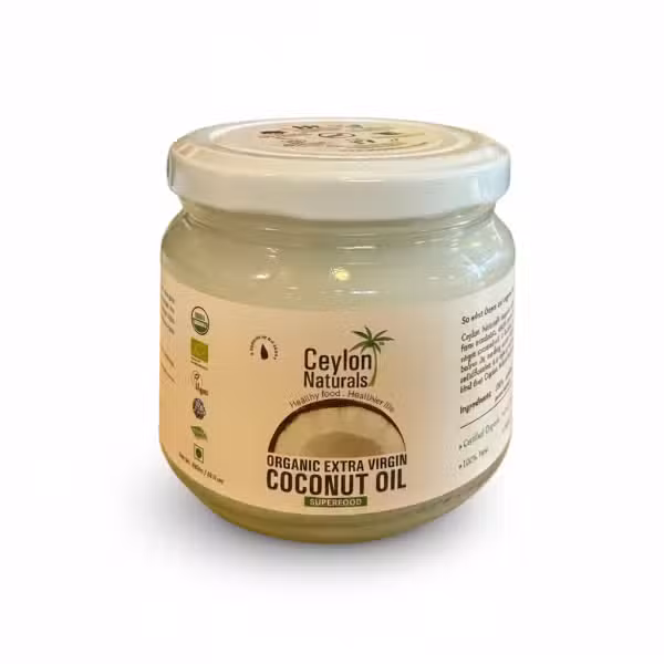 Ceylon Naturals Organic Extra Virgin Coconut Oil 300ml Superfood