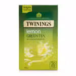 Twinings Lemon Green Tea 40g 20 Single Tea Bags Sealed For Freshness
