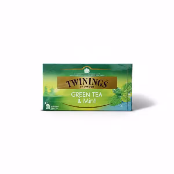 Twinings Green Tea & Mint 25 Tea Bags Flavoured Green Tea