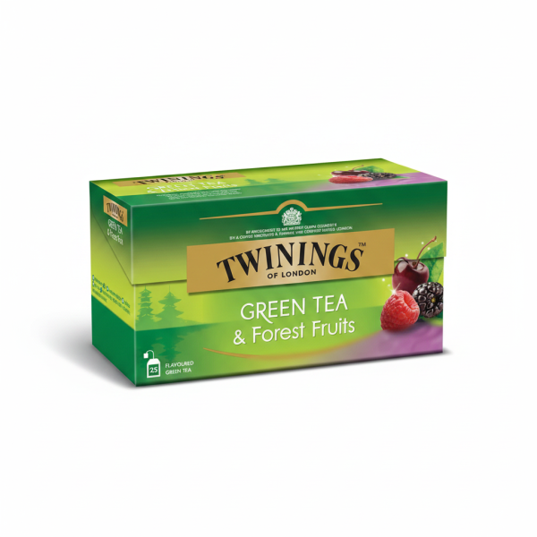 Twinings Green Tea Forest Fruits 25 Bags Flavoured Green Tea