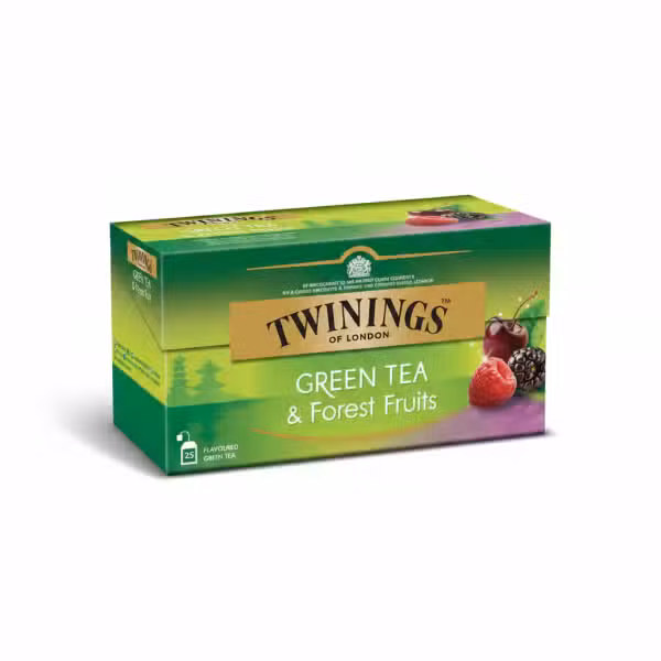 Twinings Green Tea Forest Fruits 25 Bags Flavoured Green Tea