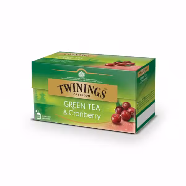 Twinings Green Tea & Cranberry 40gm Flavoured Green Tea