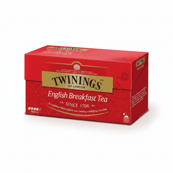 Twinings English Breakfast Tea 25 Tea Bags 50gm Medium
