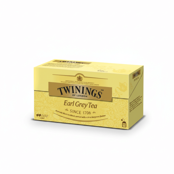 Twinings Earl Grey Tea 50gm Aromatic black tea blend scented with a citrus bergamot flavour