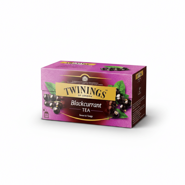 Twinings Blackcurrant Tea Sweet & Tangy 25 Tea Bags