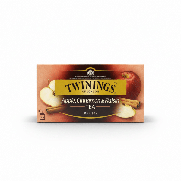 Twinings Apple Cinnamon Raisin Tea Rich Spicy 25 Bags