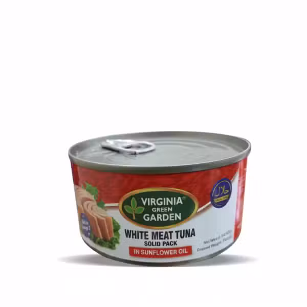 Virginia Green Garden White Meat Tuna Solid Pack In Sunflower Oil 185gm