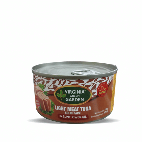 Virginia Green Garden Light Meat Tuna Solid Pack In Sunflower Oil 185gm