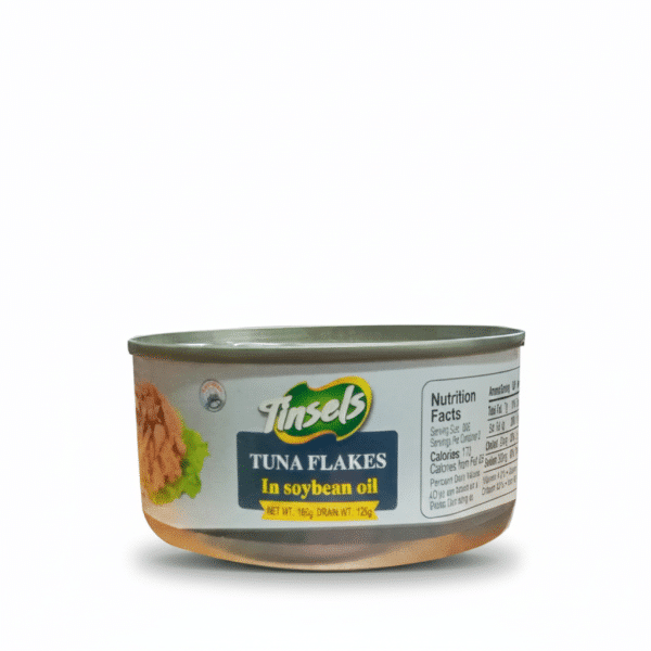 Tinsels Tuna Flakes In Soybean Oil 165gm