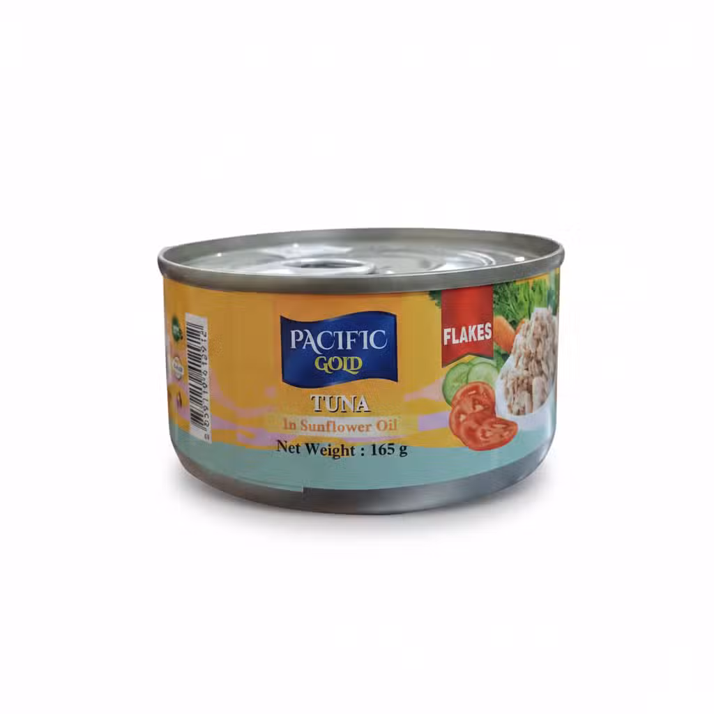 Pacific Gold Tuna Flakes In Sunflower Oil 165g