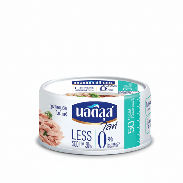 Nautilus Lite Sandwich Tuna Flakes In Spring Water 165gm Less Sodium 30%