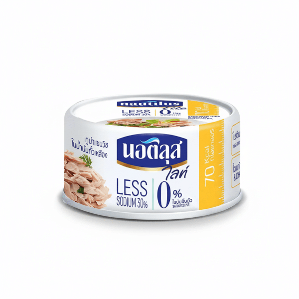 Nautilus Lite Sandwich Tuna Flakes In Soybean Oil 165gm Less Sodium 30% 0% Fat