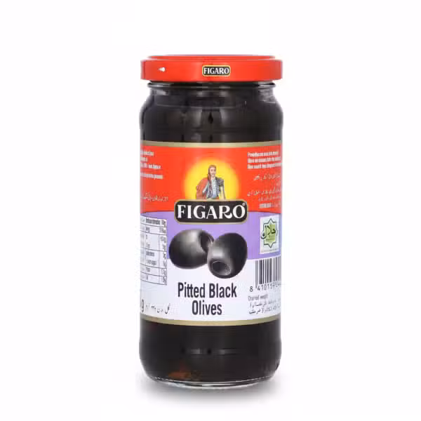 Figaro Pitted Black Olives 340gm