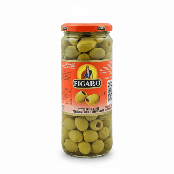 Figaro Pitted Green Olives 340gm