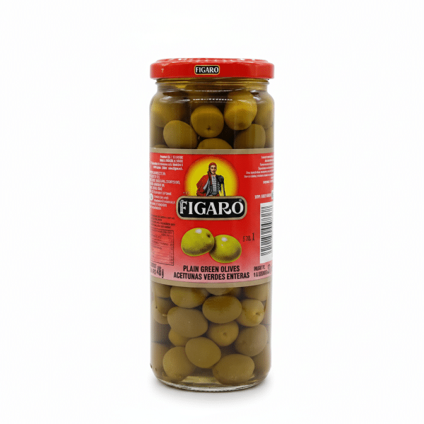 Figaro Plain Green Olives 340gm