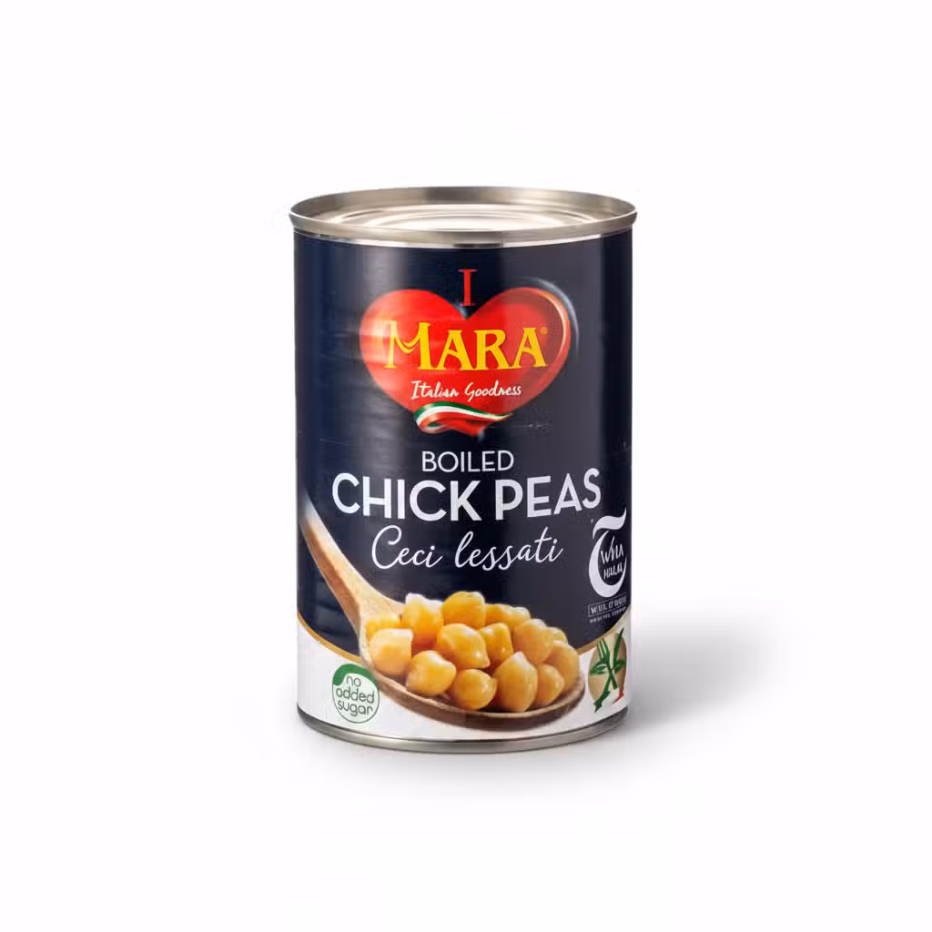 Mara Boiled Chick Peas 400gm No Added Sugar