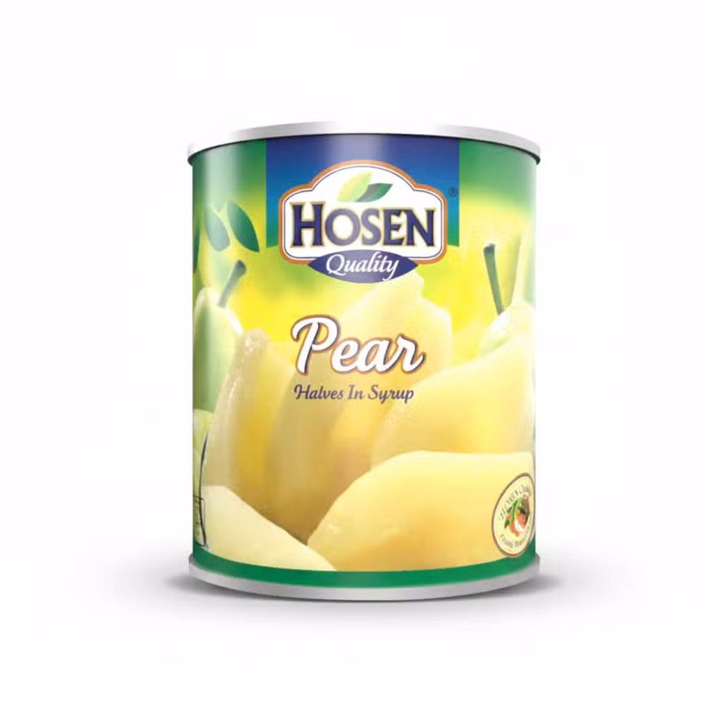 Hosen Pear Halves In Syrup 825gm Canned Fruit
