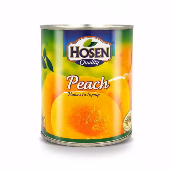 Hosen Peach Halves In Syrup 825gm Canned Fruit