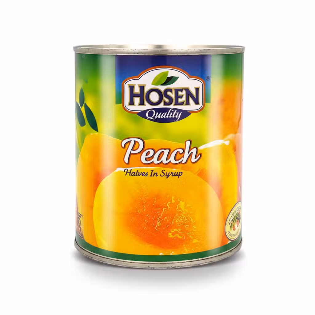 Hosen Peach Halves In Syrup 825gm Canned Fruit