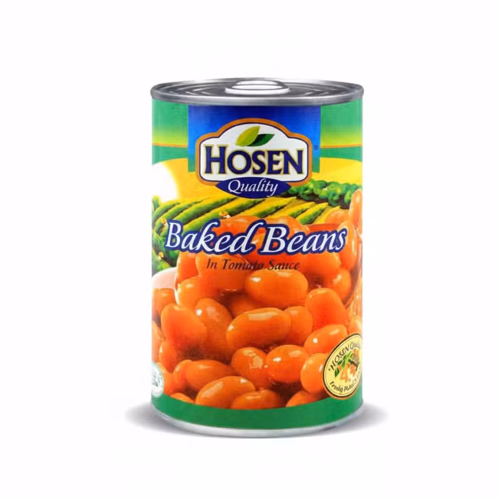Hosen Baked Beans In Tomato Sauce 425gm