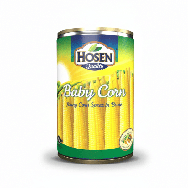 Hosen Baby Corn Young Corn Spear in Brine 425gm
