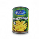 American Natural Whole Young Corn in Brine 425gm