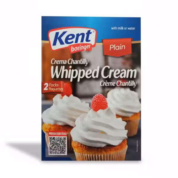 Kent Boringer Plain Whipped Cream 2 Packs 150gm