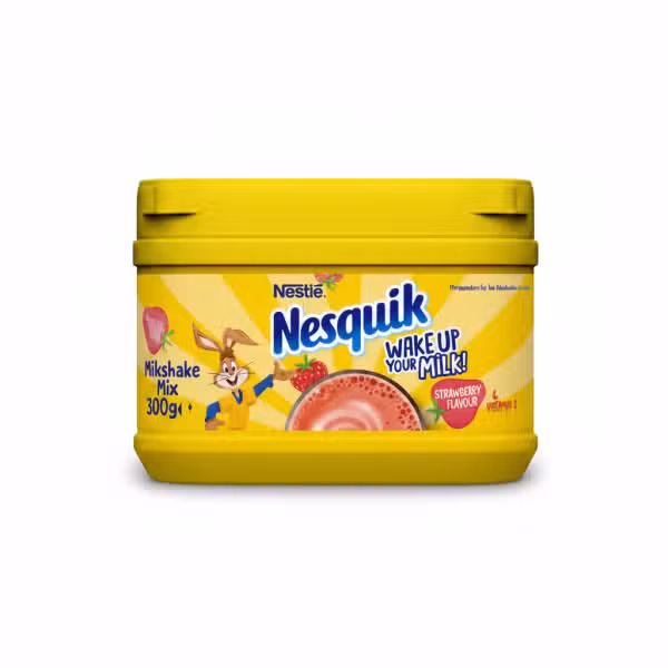 Nestle Nesquik Strawberry Milkshake Mix 300g Powder