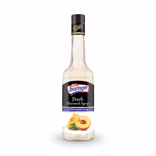 Kent Boringer Peach Flavoured Syrup 700ml