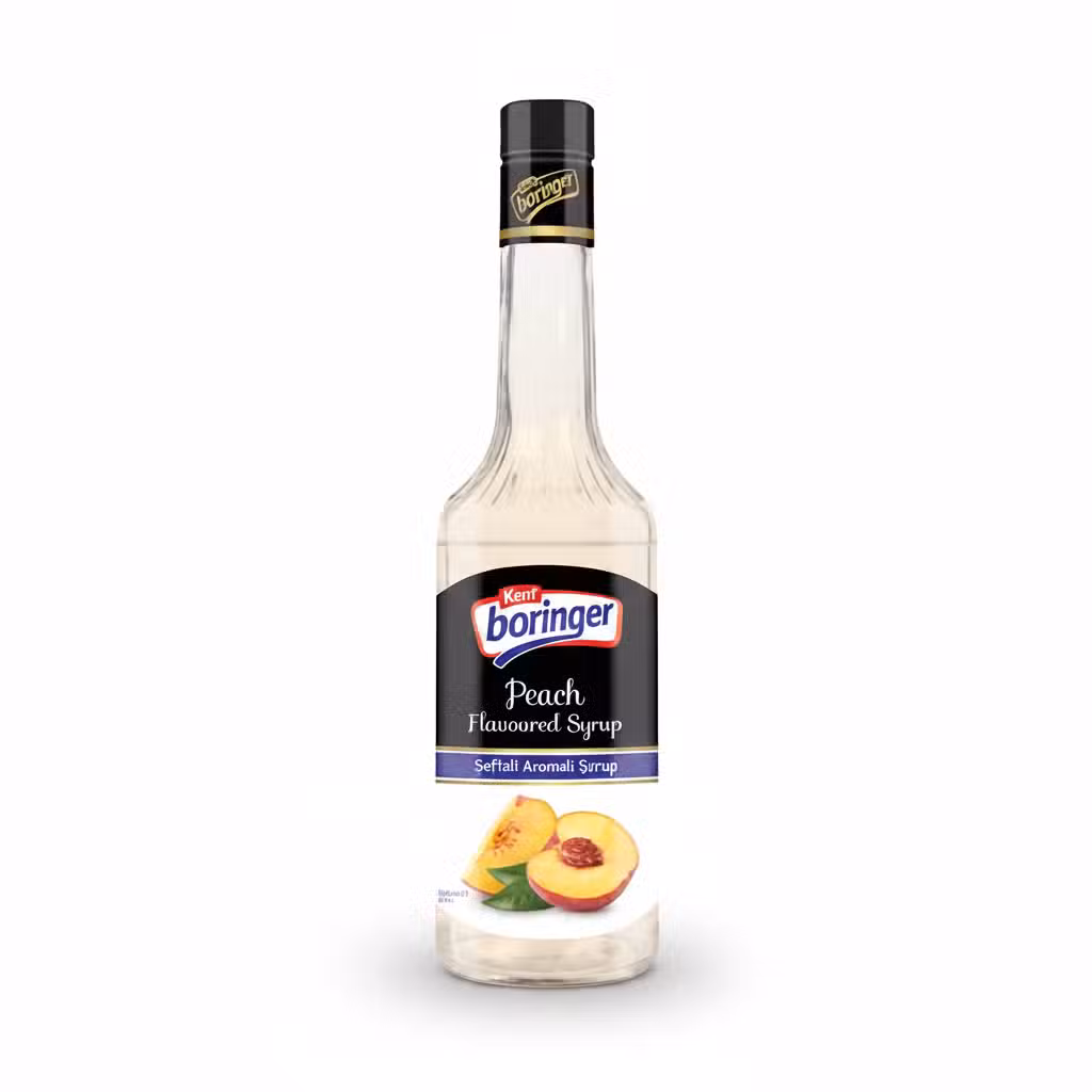 Kent Boringer Peach Flavoured Syrup 700ml