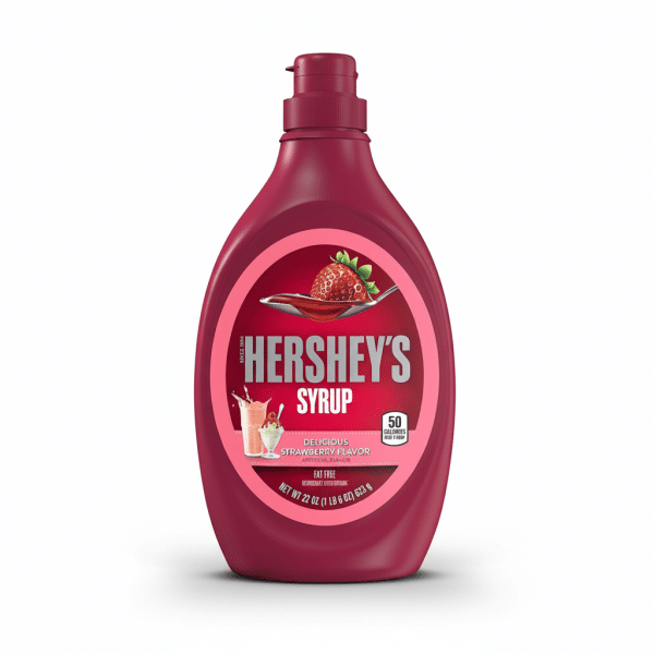 Hershey's Strawberry Syrup Delicious Strawberry Flavor Fat Free 623g
