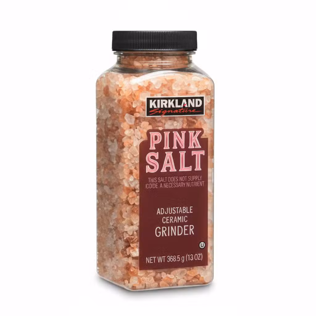 Kirkland Signature Pink Salt Grinder Adjustable Ceramic Grinder 368.5g