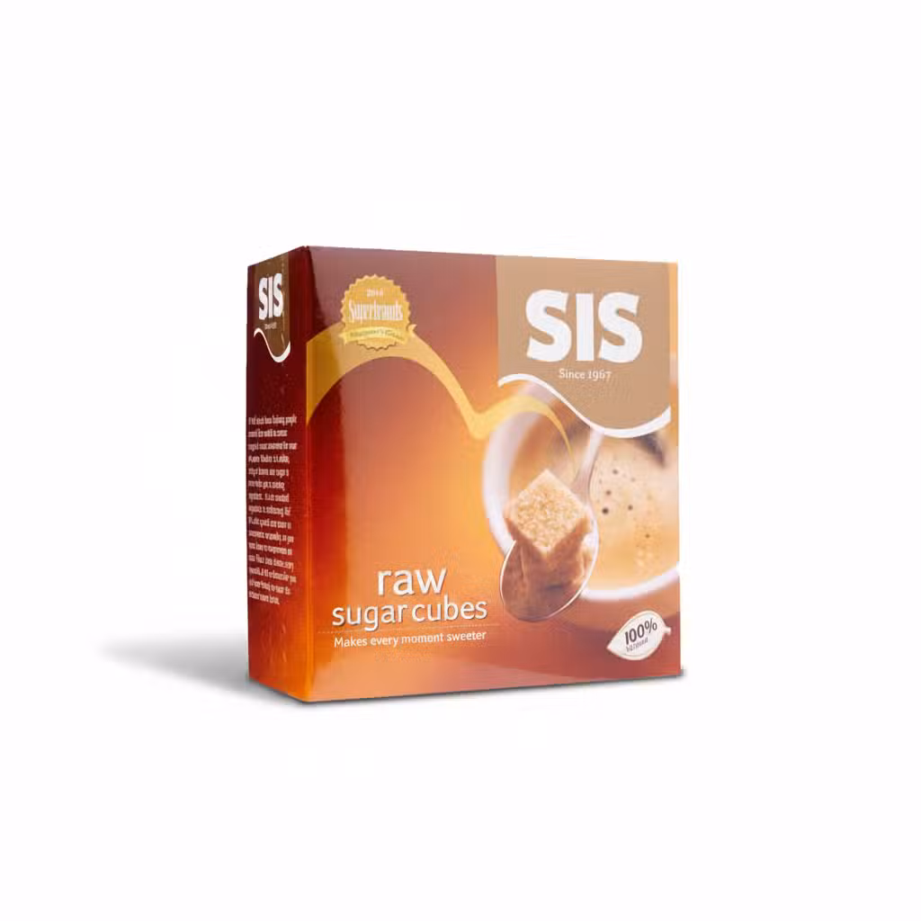 SIS Raw Sugar Cubes 454gm Natural