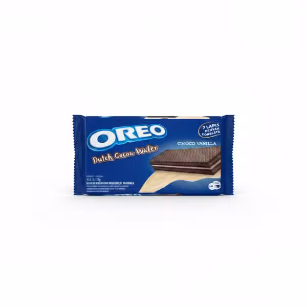 Oreo Dutch Cocoa Wafer Choco Vanilla 117g