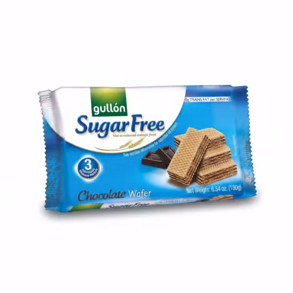 Gullon Sugar Free Chocolate Wafer 180gm Sugar Free