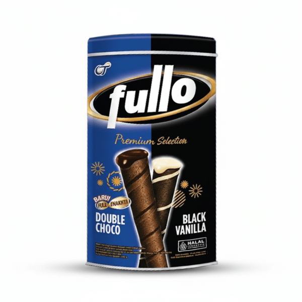 Fullo Double Choco Black Vanilla Wafer Roll 280gm