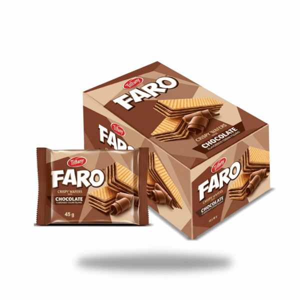 Tiffany Faro Crispy Wafers Chocolate Flavored Cream Filling 45g