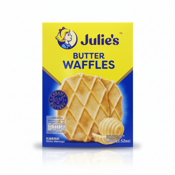 Julie's Butter Waffles 100gm Creamy Buttery