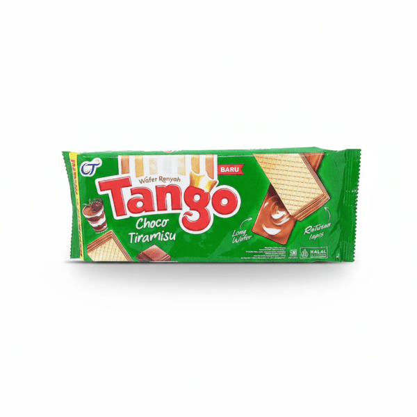 Tango Choco Tiramisu Wafer Renyah Long Wafer Roti Tawar 110gm