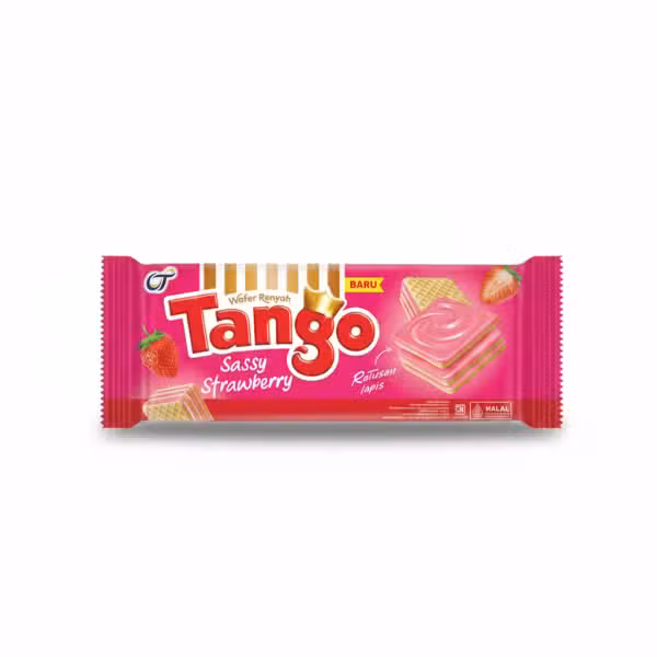 Tango Wafer Renyah Sassy Strawberry Wafer 110gm