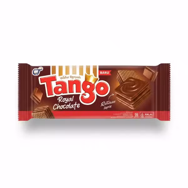 Tango Royal Chocolate Wafer Ratusan Lapis Wafer Renyah 110gm