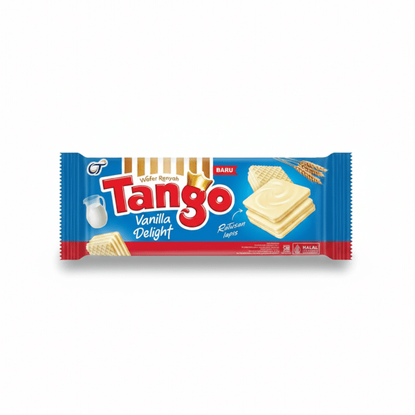Tango Vanilla Delight Wafer Renyah Ratusan Lapis 110gm